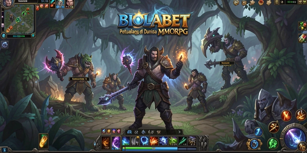 Tampilan gameplay seru di dunia fantasi BIOLABET.