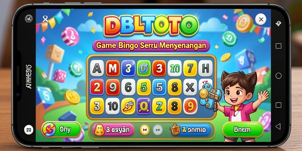 Gameplay seru dalam aplikasi Bingo DBLTOTO yang mengasyikkan.