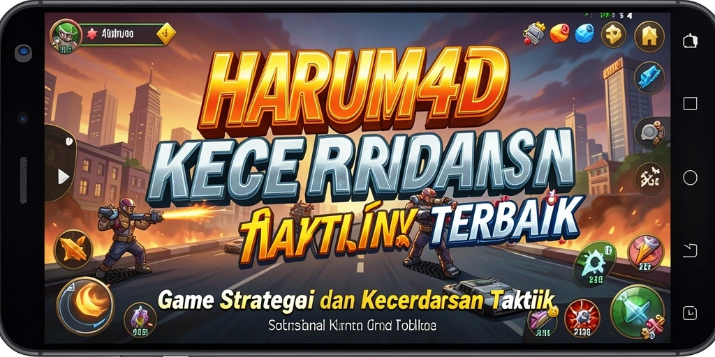 Tampilan gameplay seru dalam HARUM4D dengan strategi taktis.