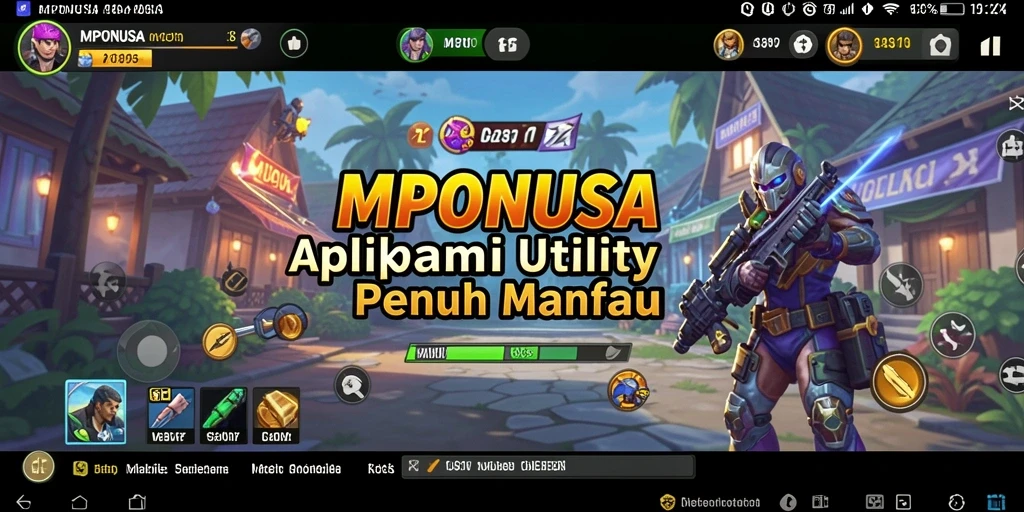 Tampilan antarmuka pengguna MPONUSA yang intuitif dan modern.