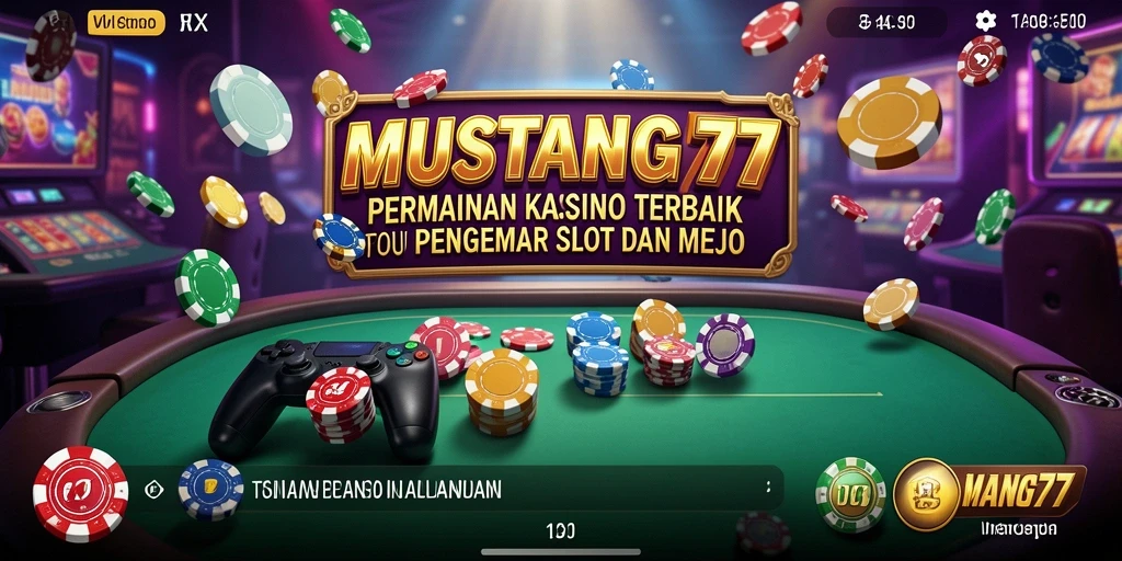 Tampilan menarik dari gameplay MUSTANG77 dengan berbagai pilihan permainan Kasino.