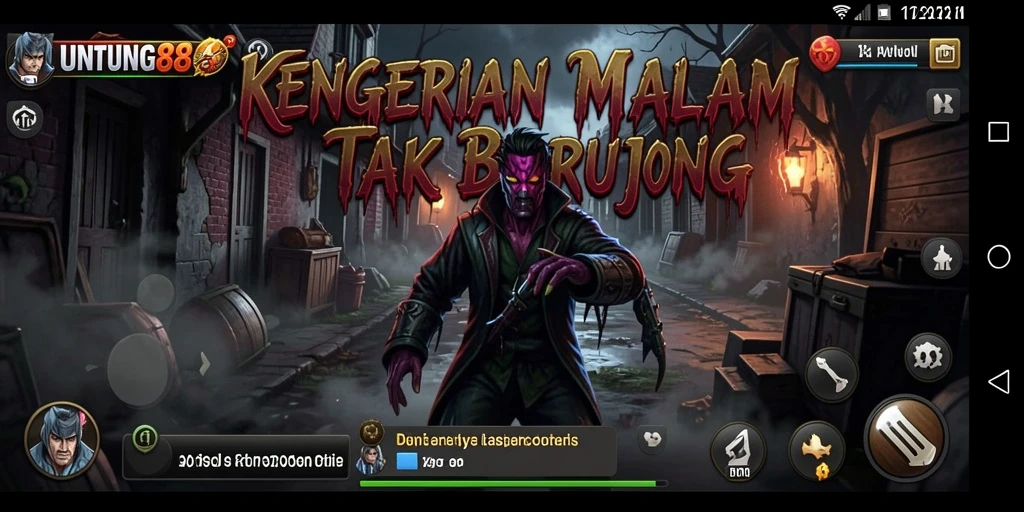 Tampilan gameplay UNTUNG88 yang menakutkan dan mencekam.