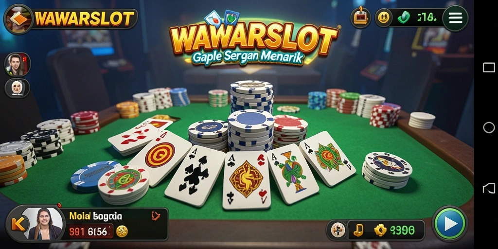 Screenshot menunjukkan gameplay seru WAWARSLOT dengan pemain terlibat.